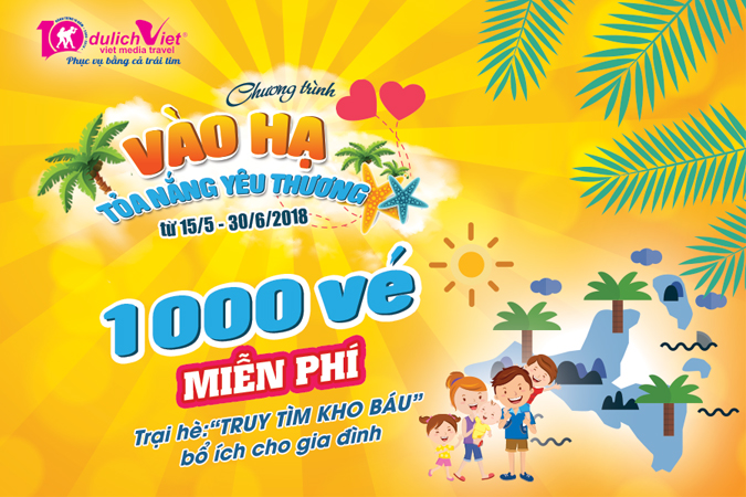 Du Lịch Việt dành tặng 1000 vé trại hè miễn phí dành cho trẻ em post image